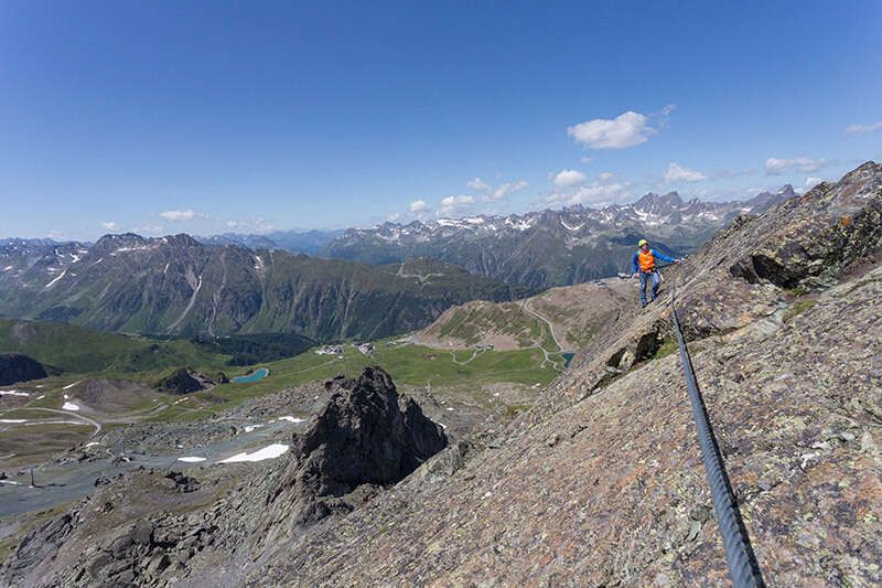  Climbing on the Flimspitz