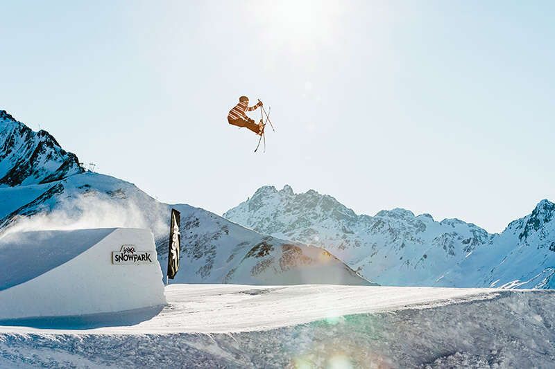  Fun park in the ski area in Ischgl