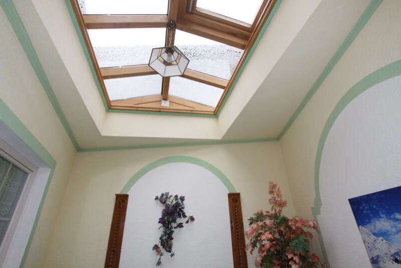  Ceiling from the winter garden in apartment 2 in Apart Gruber